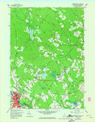 Somersworth New Hampshire Historical topographic map, 1:24000 scale, 7.5 X 7.5 Minute, Year 1958