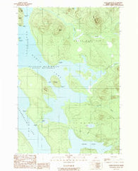Soper Mountain Maine Historical topographic map, 1:24000 scale, 7.5 X 7.5 Minute, Year 1989
