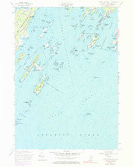 South Harpswell Maine Historical topographic map, 1:24000 scale, 7.5 X 7.5 Minute, Year 1956