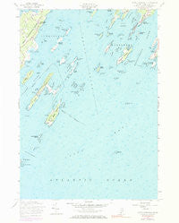 South Harpswell Maine Historical topographic map, 1:24000 scale, 7.5 X 7.5 Minute, Year 1956