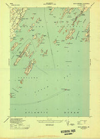 South Harpswell Maine Historical topographic map, 1:24000 scale, 7.5 X 7.5 Minute, Year 1944