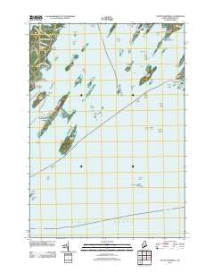South Harpswell Maine Historical topographic map, 1:24000 scale, 7.5 X 7.5 Minute, Year 2011