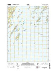 South Harpswell Maine Current topographic map, 1:24000 scale, 7.5 X 7.5 Minute, Year 2014