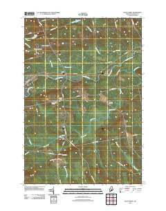 South Sebec Maine Historical topographic map, 1:24000 scale, 7.5 X 7.5 Minute, Year 2011