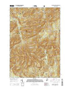 Speckled Mountain Maine Current topographic map, 1:24000 scale, 7.5 X 7.5 Minute, Year 2014