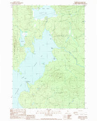 Spencer Bay Maine Historical topographic map, 1:24000 scale, 7.5 X 7.5 Minute, Year 1989