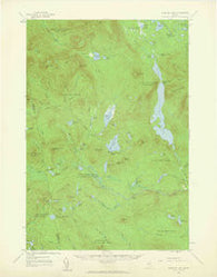 Spencer Lake Maine Historical topographic map, 1:62500 scale, 15 X 15 Minute, Year 1958
