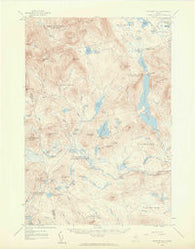 Spencer Lake Maine Historical topographic map, 1:62500 scale, 15 X 15 Minute, Year 1958