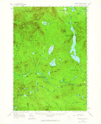 Spencer Lake Maine Historical topographic map, 1:62500 scale, 15 X 15 Minute, Year 1958