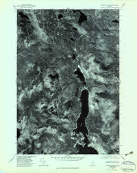 Spencer Lake Maine Historical topographic map, 1:24000 scale, 7.5 X 7.5 Minute, Year 1977