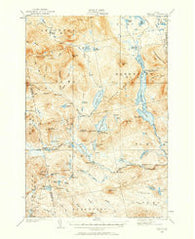 Spencer Maine Historical topographic map, 1:62500 scale, 15 X 15 Minute, Year 1928
