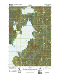 Spencer Bay Maine Historical topographic map, 1:24000 scale, 7.5 X 7.5 Minute, Year 2011
