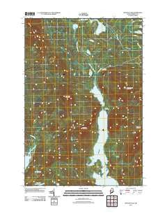 Spencer Lake Maine Historical topographic map, 1:24000 scale, 7.5 X 7.5 Minute, Year 2011