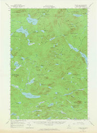 Spider Lake Maine Historical topographic map, 1:62500 scale, 15 X 15 Minute, Year 1961