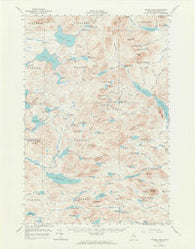 Spider Lake Maine Historical topographic map, 1:62500 scale, 15 X 15 Minute, Year 1961