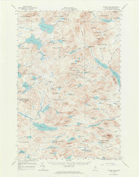 Spider Lake Maine Historical topographic map, 1:62500 scale, 15 X 15 Minute, Year 1961