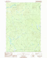 Spinney Brook Maine Historical topographic map, 1:24000 scale, 7.5 X 7.5 Minute, Year 1986