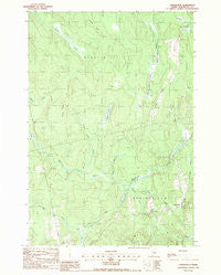 Springfield Maine Historical topographic map, 1:24000 scale, 7.5 X 7.5 Minute, Year 1988