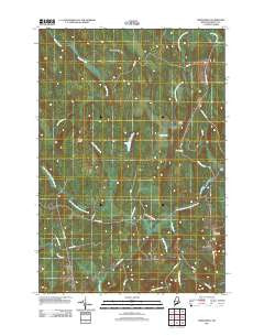 Springfield Maine Historical topographic map, 1:24000 scale, 7.5 X 7.5 Minute, Year 2011