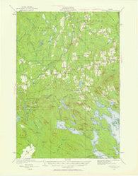 Springfield Maine Historical topographic map, 1:62500 scale, 15 X 15 Minute, Year 1931