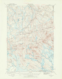 Springfield Maine Historical topographic map, 1:62500 scale, 15 X 15 Minute, Year 1931