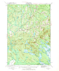 Springfield Maine Historical topographic map, 1:62500 scale, 15 X 15 Minute, Year 1931