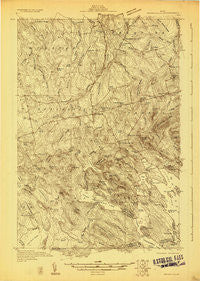 Springfield Maine Historical topographic map, 1:48000 scale, 15 X 15 Minute, Year 1931