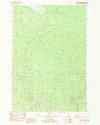 Spruce Brook Maine Historical topographic map, 1:24000 scale, 7.5 X 7.5 Minute, Year 1989