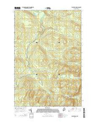 Spruce Brook Maine Current topographic map, 1:24000 scale, 7.5 X 7.5 Minute, Year 2014