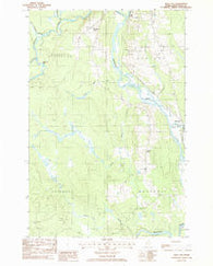 Squa Pan Maine Historical topographic map, 1:24000 scale, 7.5 X 7.5 Minute, Year 1986