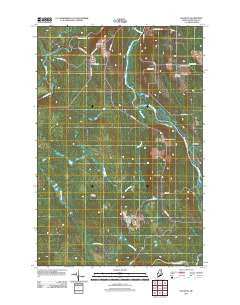 Scopan Maine Historical topographic map, 1:24000 scale, 7.5 X 7.5 Minute, Year 2011