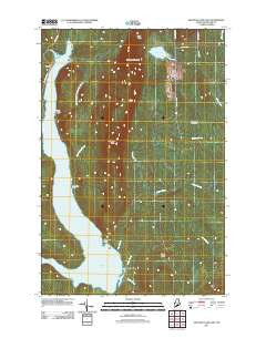 Scopan Lake East Maine Historical topographic map, 1:24000 scale, 7.5 X 7.5 Minute, Year 2011