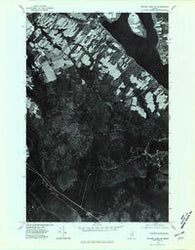 Square Lake NE Maine Historical topographic map, 1:24000 scale, 7.5 X 7.5 Minute, Year 1975