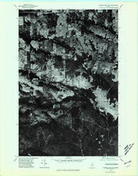 Square Lake NW Maine Historical topographic map, 1:24000 scale, 7.5 X 7.5 Minute, Year 1975