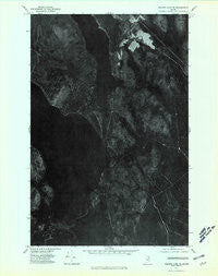 Square Lake SE Maine Historical topographic map, 1:24000 scale, 7.5 X 7.5 Minute, Year 1975