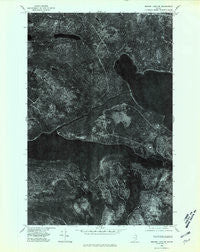 Square Lake SW Maine Historical topographic map, 1:24000 scale, 7.5 X 7.5 Minute, Year 1975