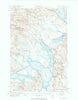 Square Lake Maine Historical topographic map, 1:62500 scale, 15 X 15 Minute, Year 1953