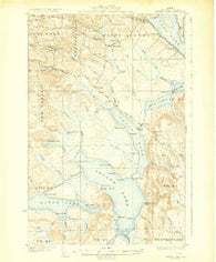 Square Lake Maine Historical topographic map, 1:62500 scale, 15 X 15 Minute, Year 1931
