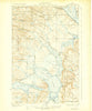 Square Lake Maine Historical topographic map, 1:62500 scale, 15 X 15 Minute, Year 1931