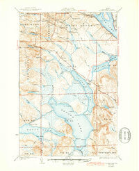 Square Lake Maine Historical topographic map, 1:62500 scale, 15 X 15 Minute, Year 1931