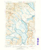 Square Lake Maine Historical topographic map, 1:62500 scale, 15 X 15 Minute, Year 1953