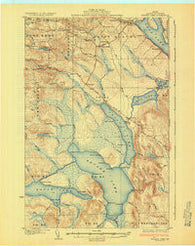 Square Lake Maine Historical topographic map, 1:62500 scale, 15 X 15 Minute, Year 1931