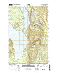 Square Lake East Maine Current topographic map, 1:24000 scale, 7.5 X 7.5 Minute, Year 2014