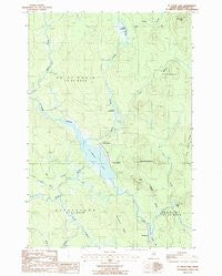 St. Croix Lake Maine Historical topographic map, 1:24000 scale, 7.5 X 7.5 Minute, Year 1986