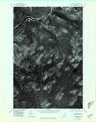 St Francis SW Maine Historical topographic map, 1:24000 scale, 7.5 X 7.5 Minute, Year 1975