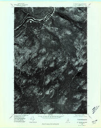 St Francis SW Maine Historical topographic map, 1:24000 scale, 7.5 X 7.5 Minute, Year 1975
