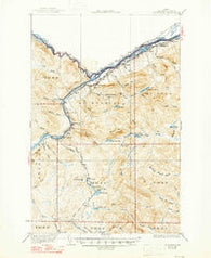 St. Francis Maine Historical topographic map, 1:62500 scale, 15 X 15 Minute, Year 1933