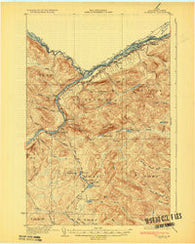 St Francis Maine Historical topographic map, 1:62500 scale, 15 X 15 Minute, Year 1933