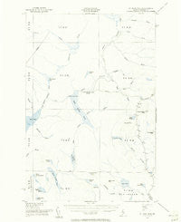 St. John Pond Maine Historical topographic map, 1:62500 scale, 15 X 15 Minute, Year 1954