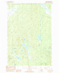 St. John Ponds Maine Historical topographic map, 1:24000 scale, 7.5 X 7.5 Minute, Year 1989